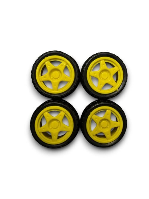 Wheel's For Robotic cars (Pack Of 4 wheel's)