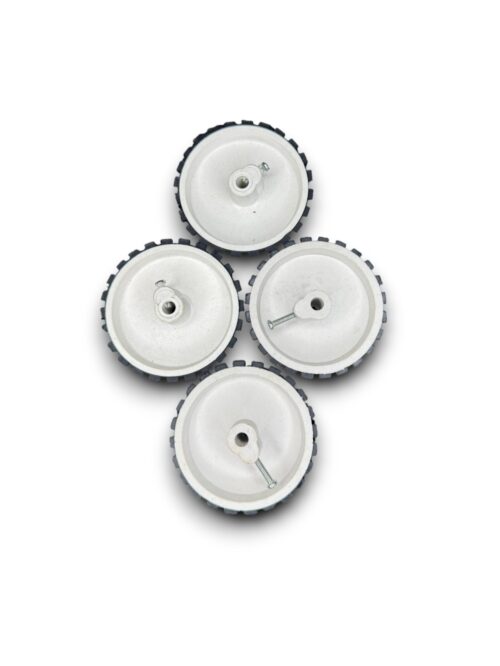 White Wheel's For Robotic cars (Pack Of 4 wheel's)