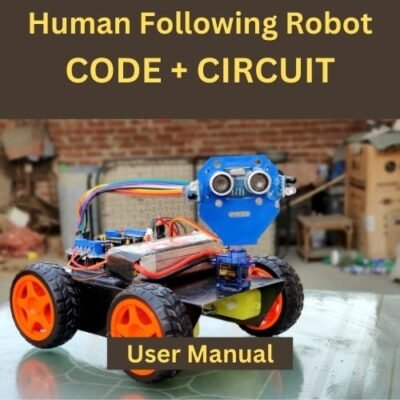 human following robot code and circuit